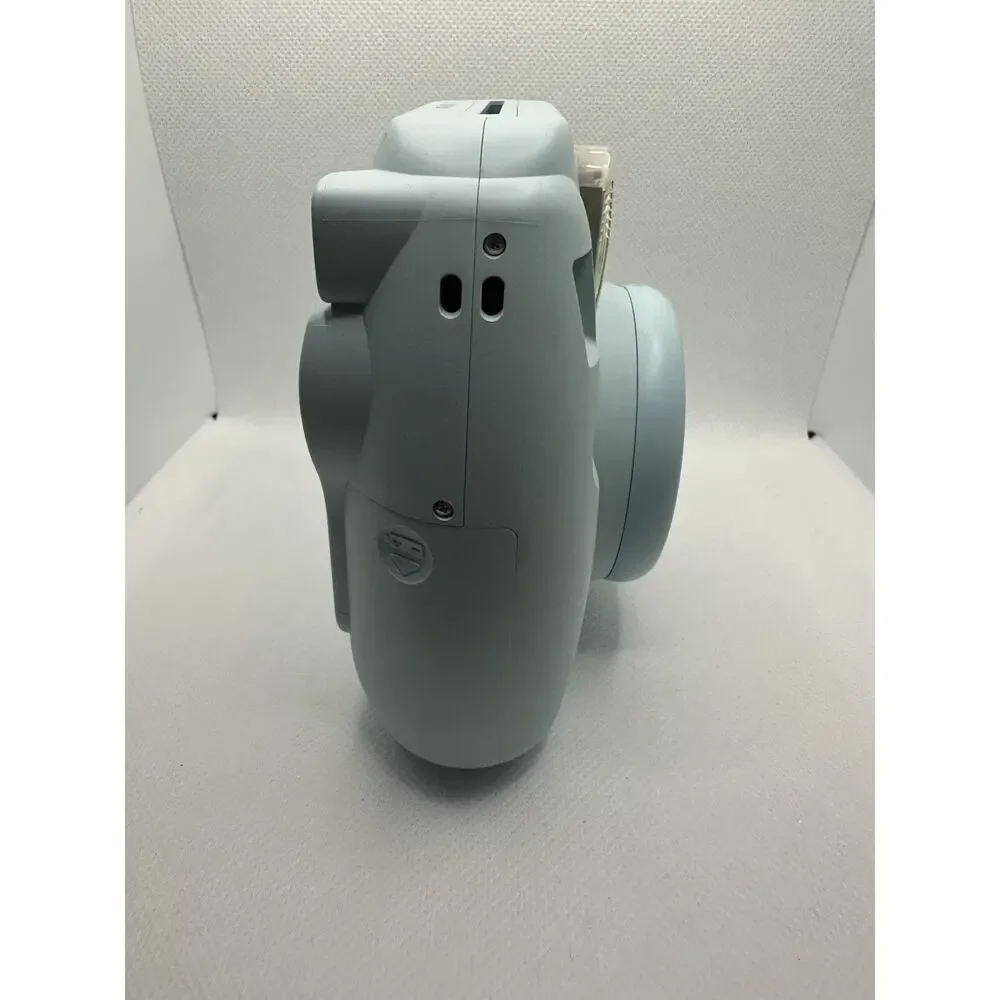 FUJIFILM Instax Mini 8 Blue Instant Film Camera Retro Cam w Strap And Case